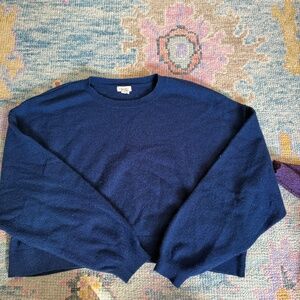Navy Pilcro sweater